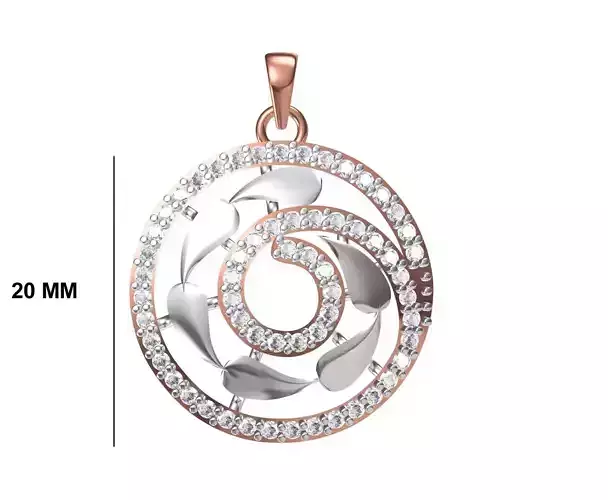 Women Pendant STL JCD Details