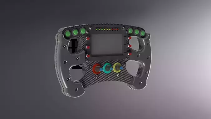 CLZ Steering Whell V2 F1 Steering Wheel Design for Similation