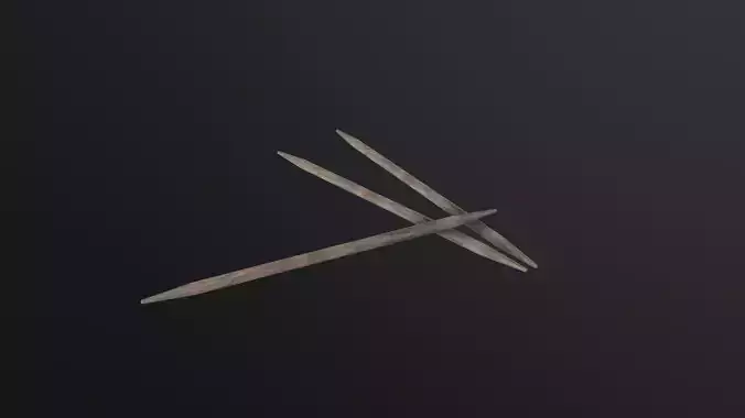 Toothpick 3D Model