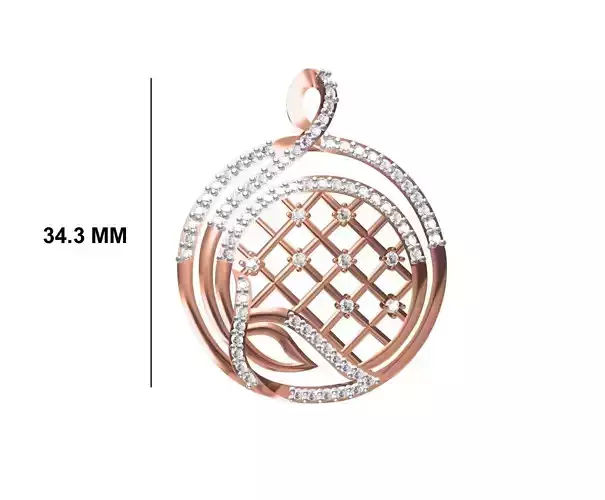 Women Pendant STL JCD Details