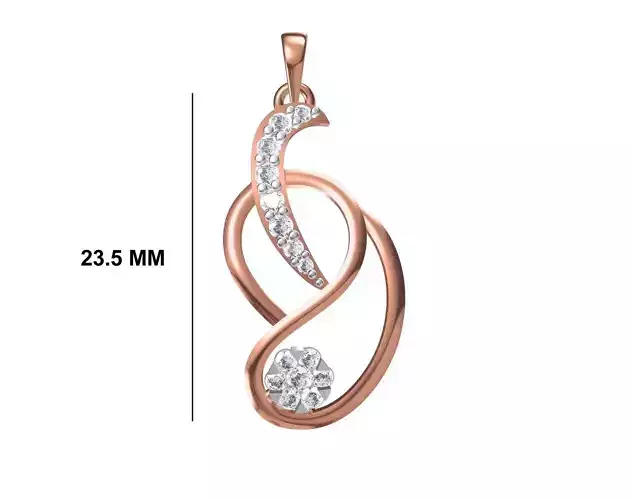 Women Pendant STL JCD Details