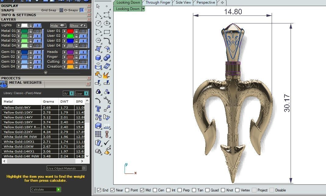 polarm pendant 3D print model_8