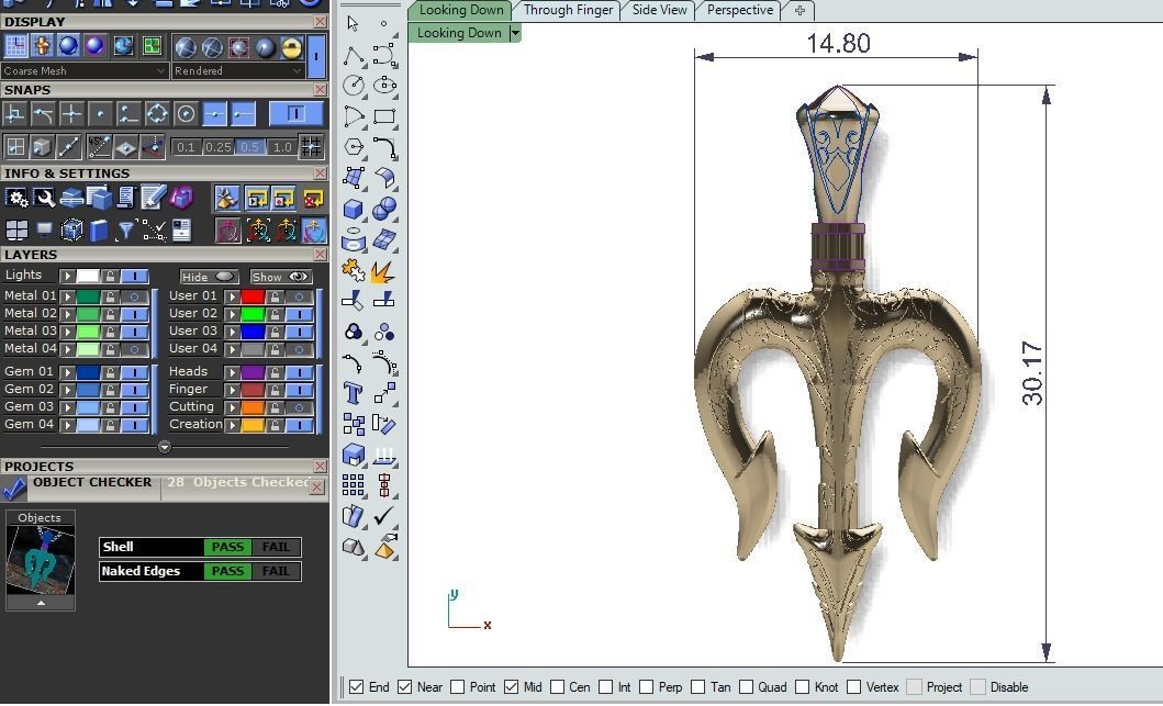 polarm pendant 3D print model_7