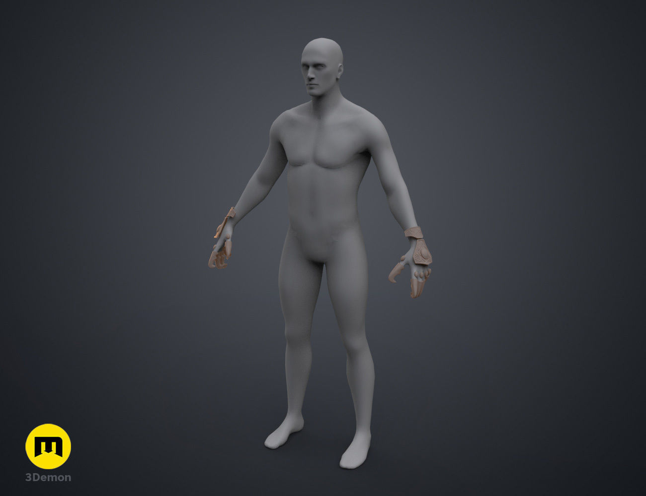 Hand Claws - Jaffa Guard 3D print model_7