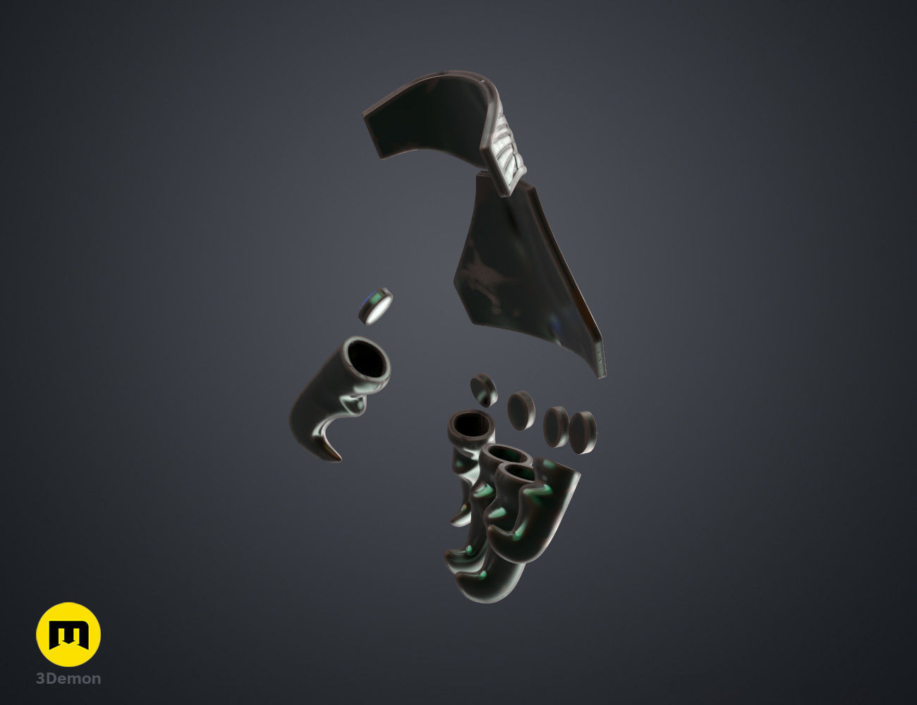 Hand Claws - Jaffa Guard 3D print model_16