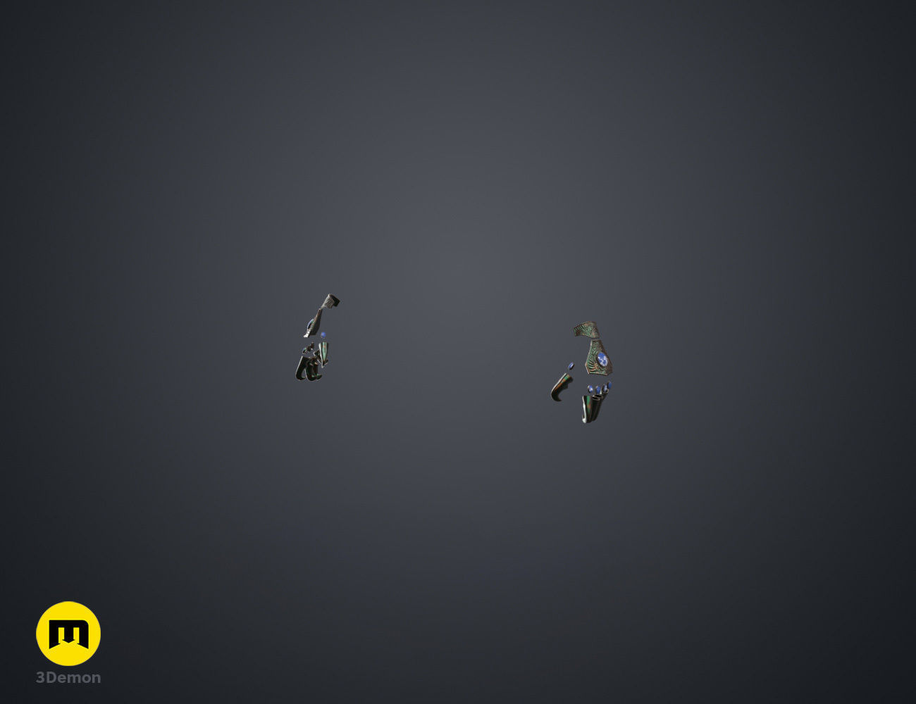 Hand Claws - Jaffa Guard 3D print model_19