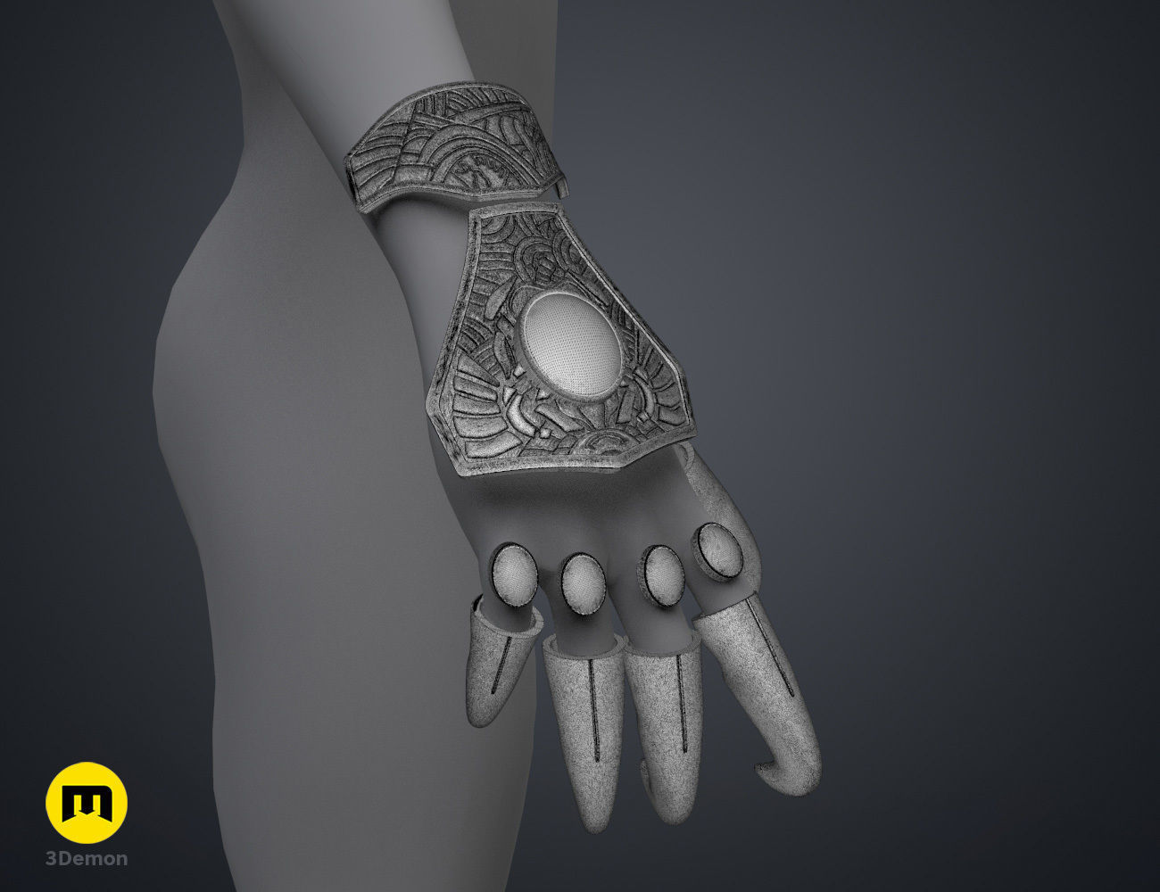 Hand Claws - Jaffa Guard 3D print model_12