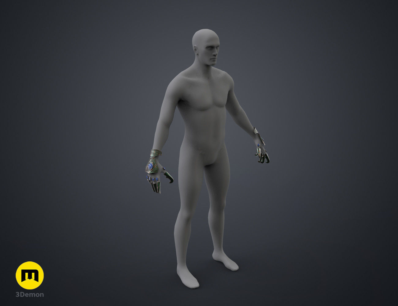 Hand Claws - Jaffa Guard 3D print model_18