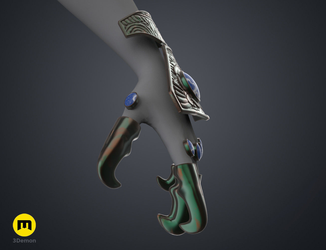 Hand Claws - Jaffa Guard 3D print model_2