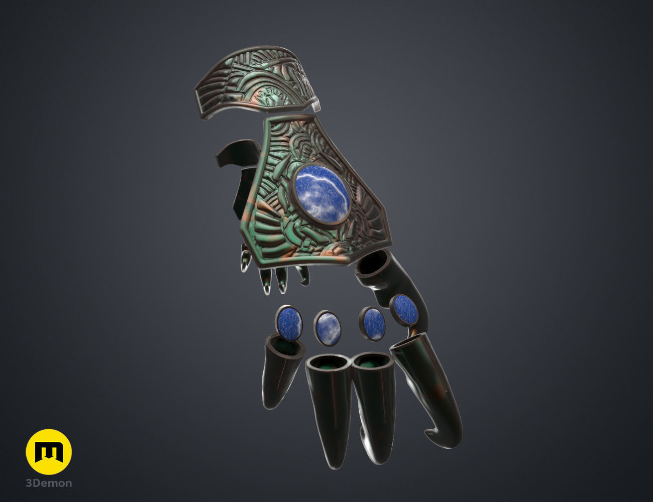 Hand Claws - Jaffa Guard 3D print model_1