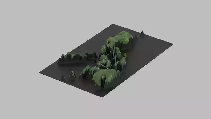 Philippines Map Country Low-poly 3D model