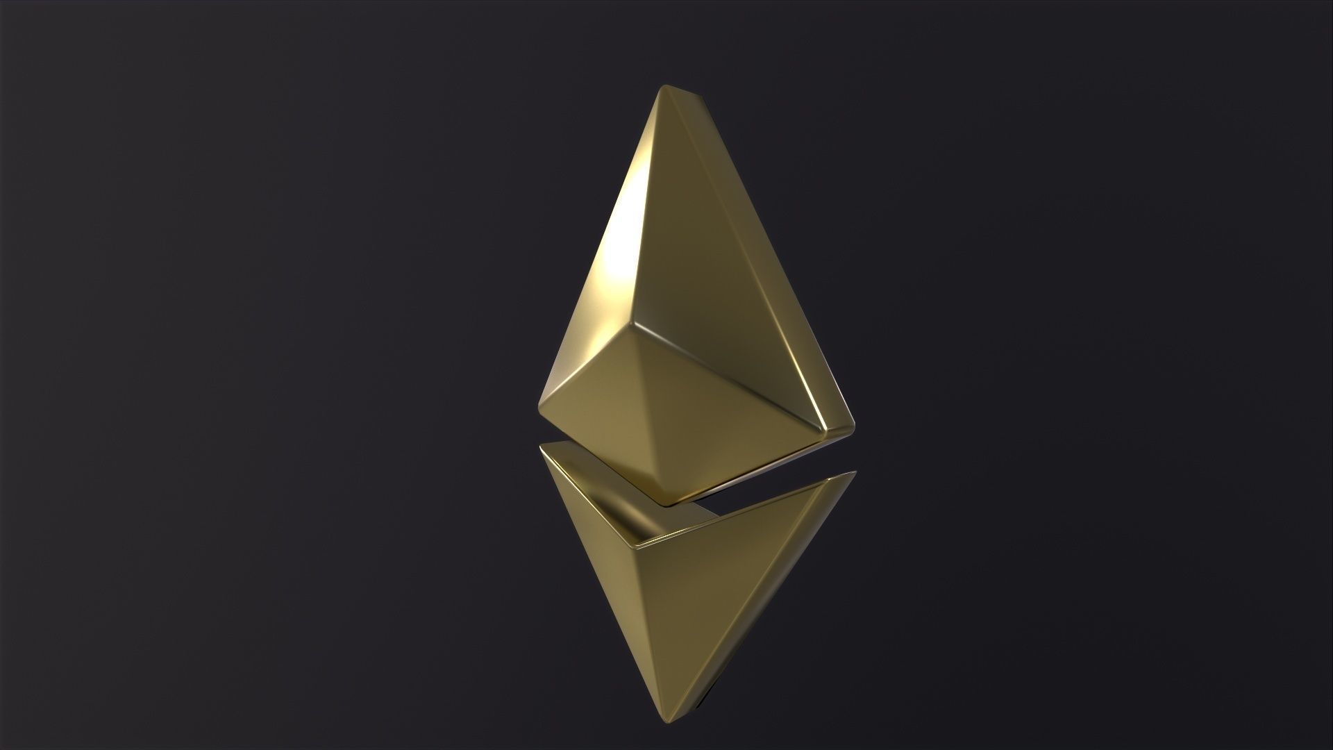 Ethereum 3D Model Low-poly 3D model_4