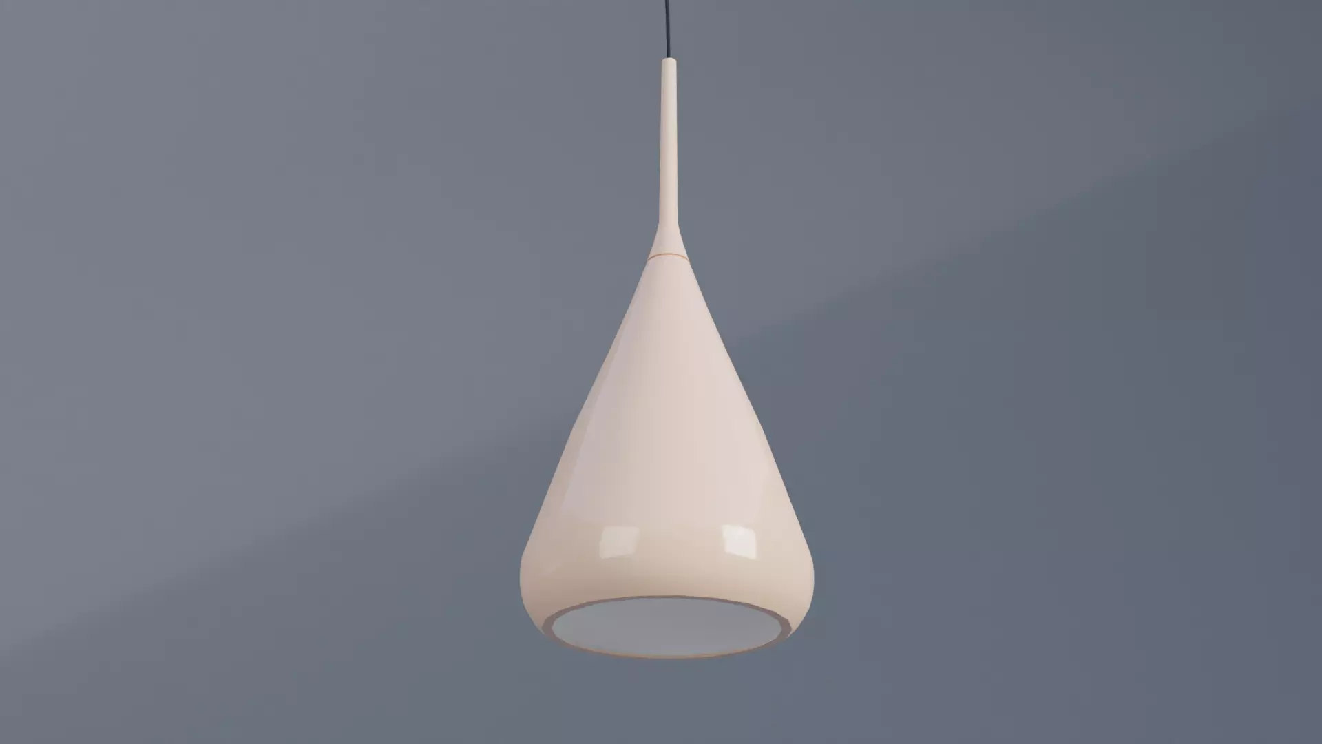 Pendant light ceiling Low-poly 3D model_0