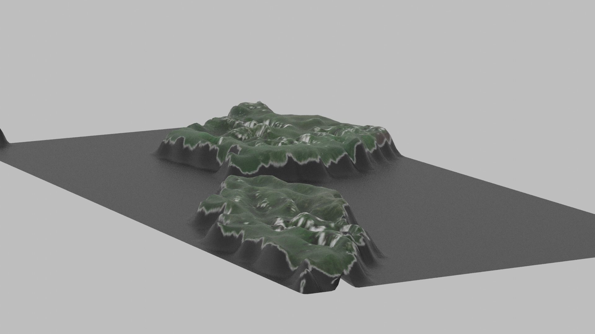 Samoa Map Country Low-poly 3D model_3