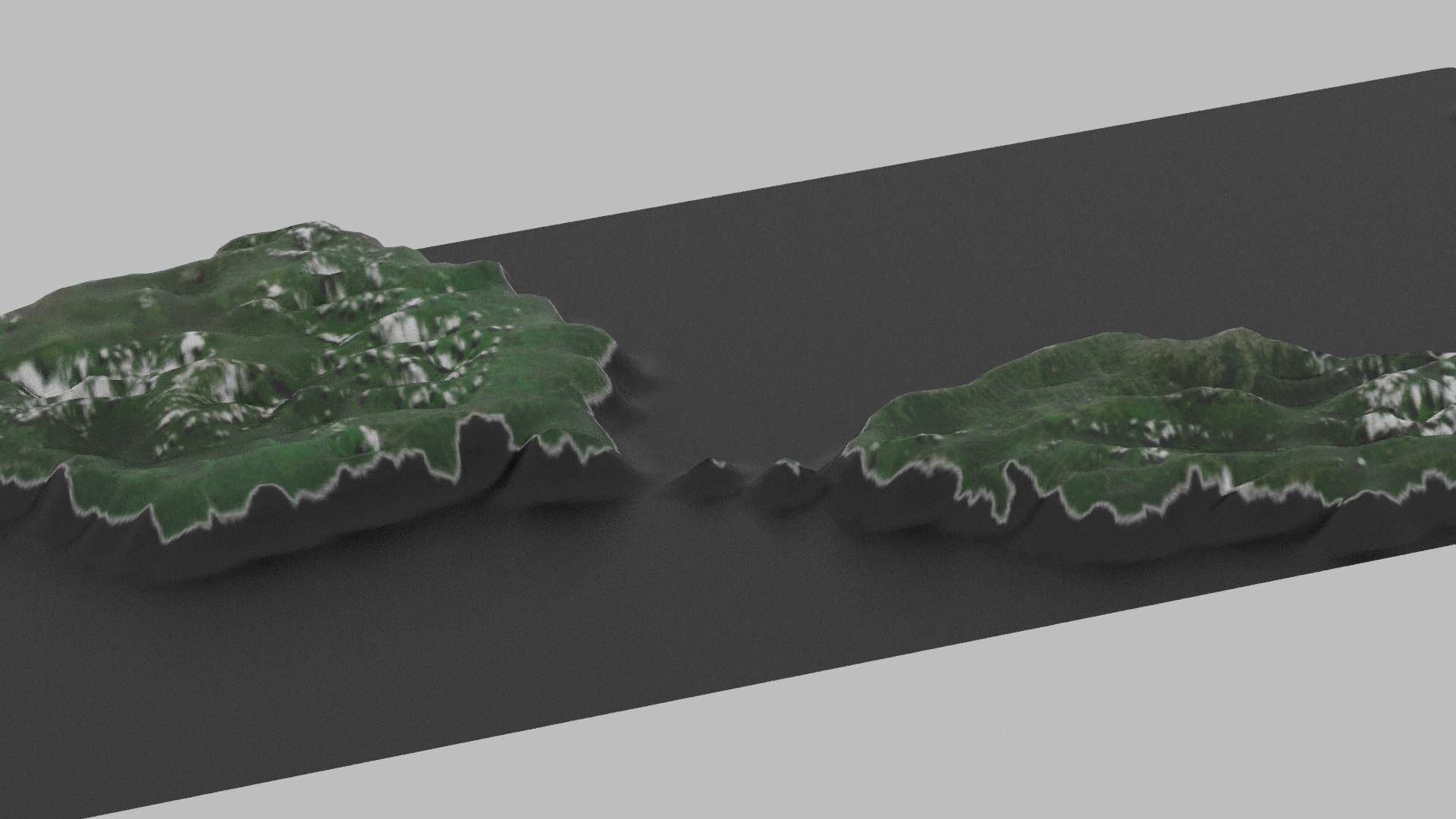 Samoa Map Country Low-poly 3D model_4