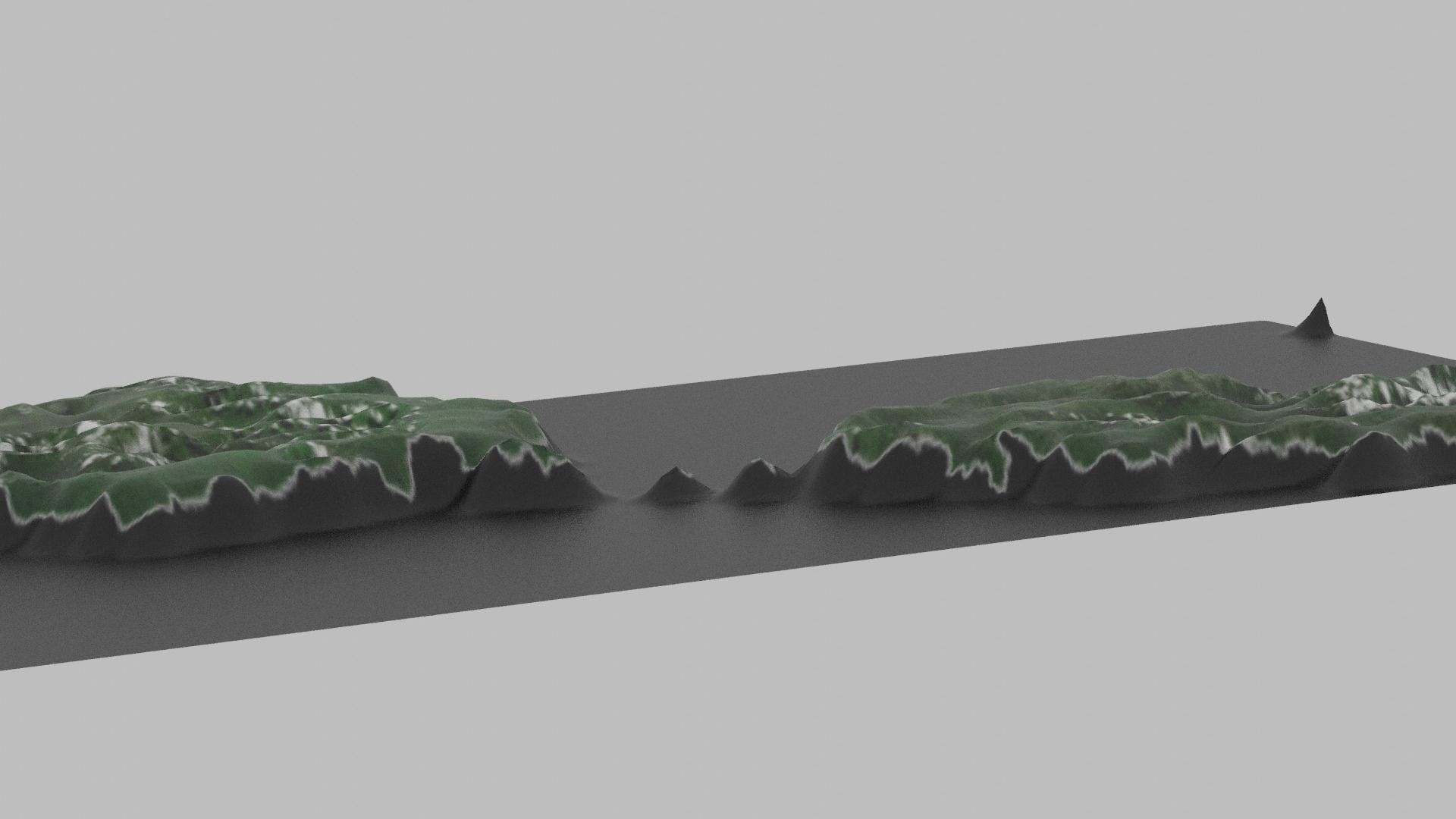 Samoa Map Country Low-poly 3D model_6