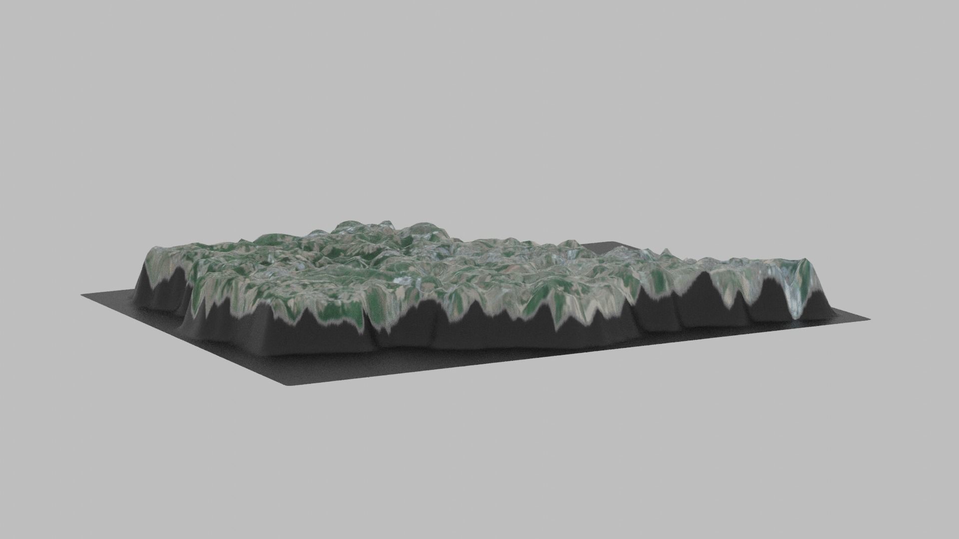 San Marino Map Country Low-poly 3D model_3