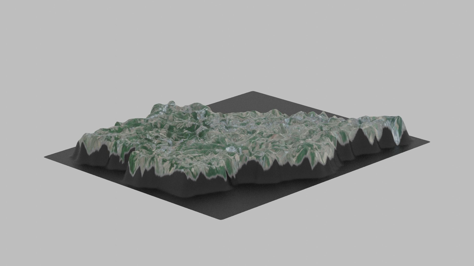 San Marino Map Country Low-poly 3D model_7