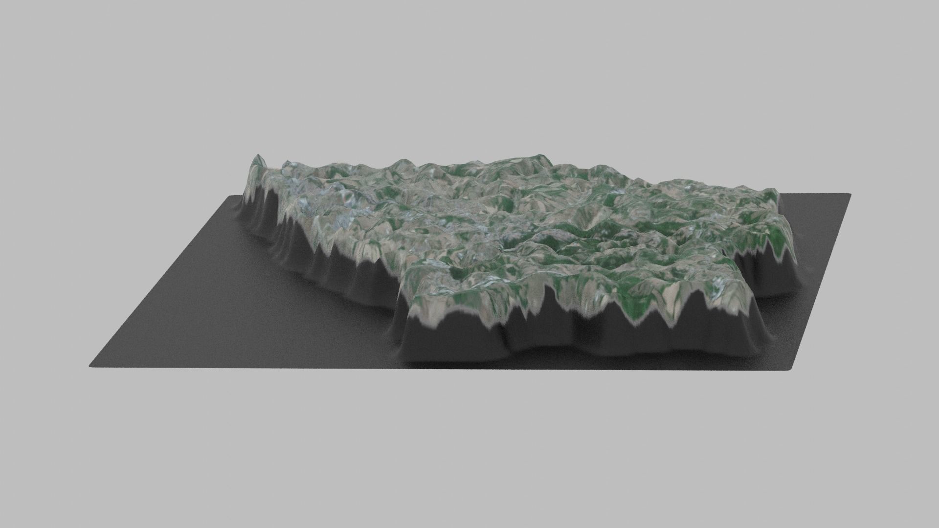 San Marino Map Country Low-poly 3D model_2