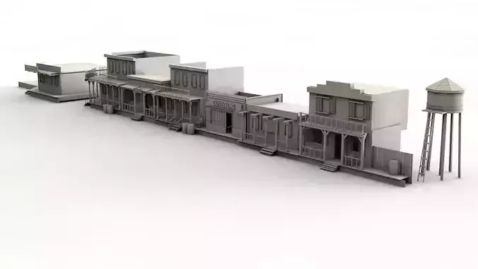 Western Town Building Pack