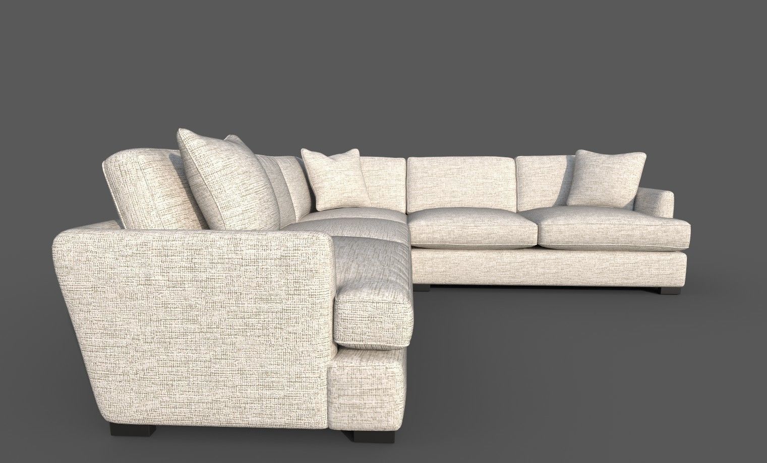 PBR sofa 3d Modell 3D model_1