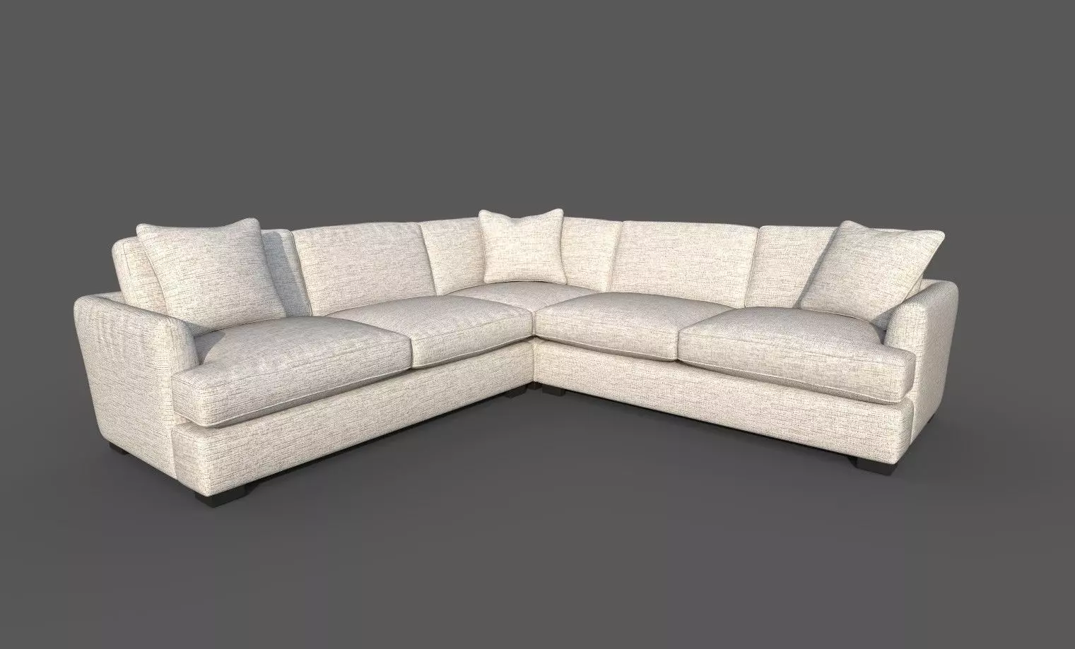PBR sofa 3d Modell 3D model_0