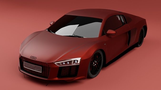 Car Audi R8 V10  3D model