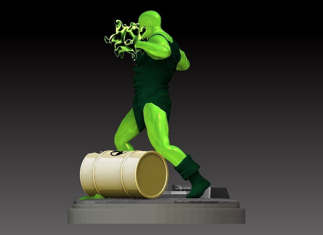Radioactive Man Miniature from Marvel Comics 3D print model_3