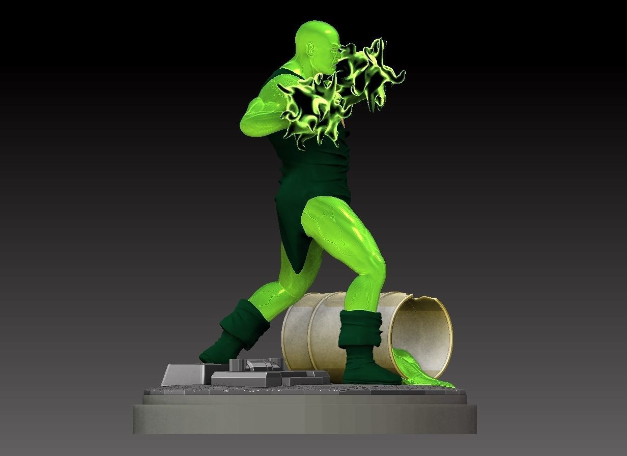 Radioactive Man Miniature from Marvel Comics 3D print model_4
