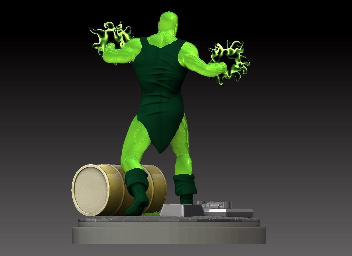 Radioactive Man Miniature from Marvel Comics 3D print model_2