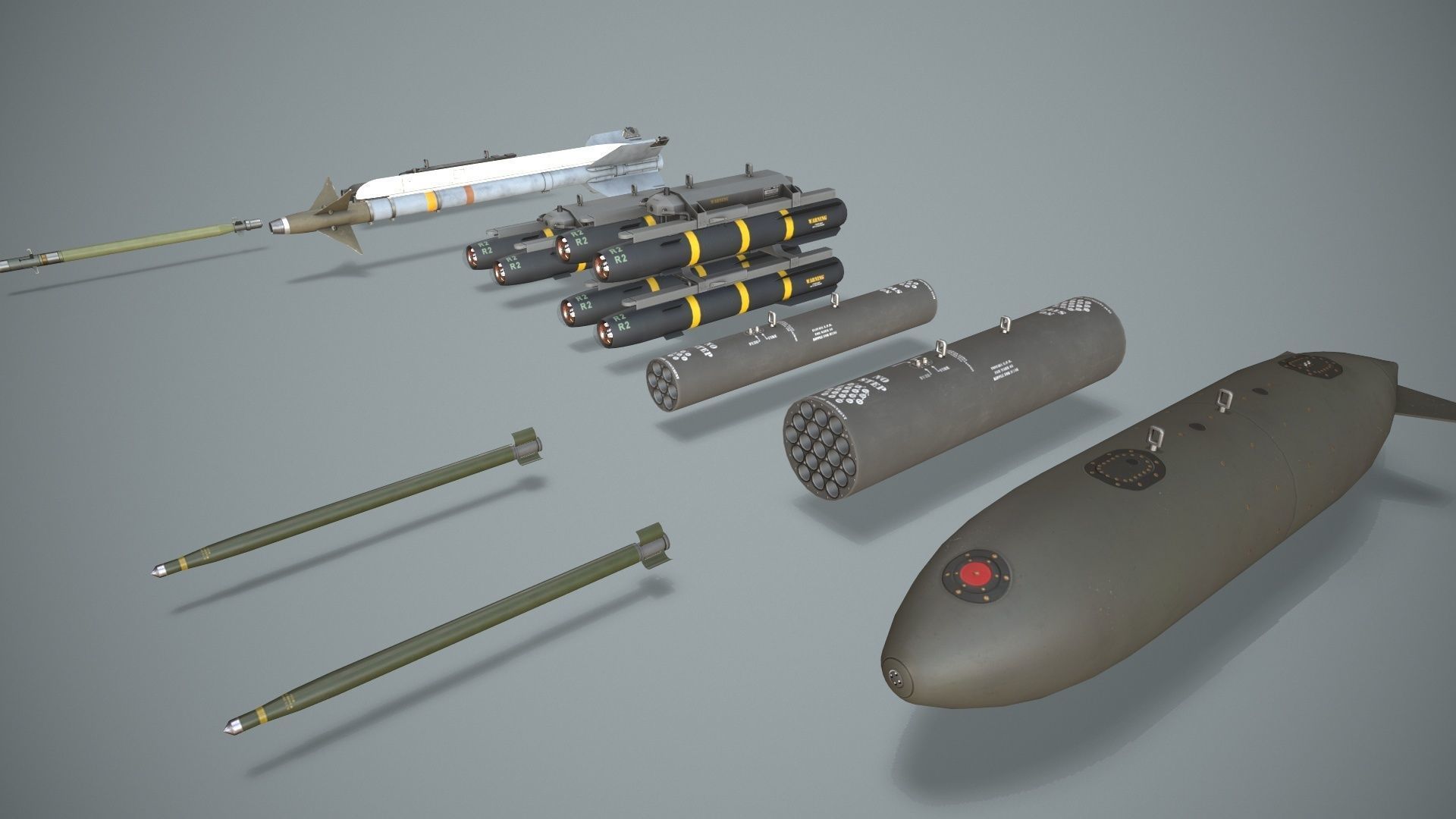  Apache AH-64D Japan Ground Self-Defense  Force Static Low-poly 3D model_19