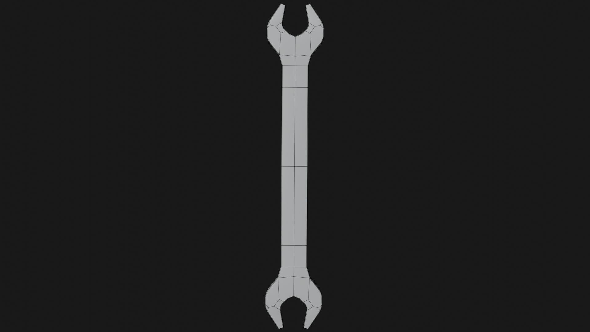 Low-Poly Wrench Collection by Nikdox Low-poly 3D model_11