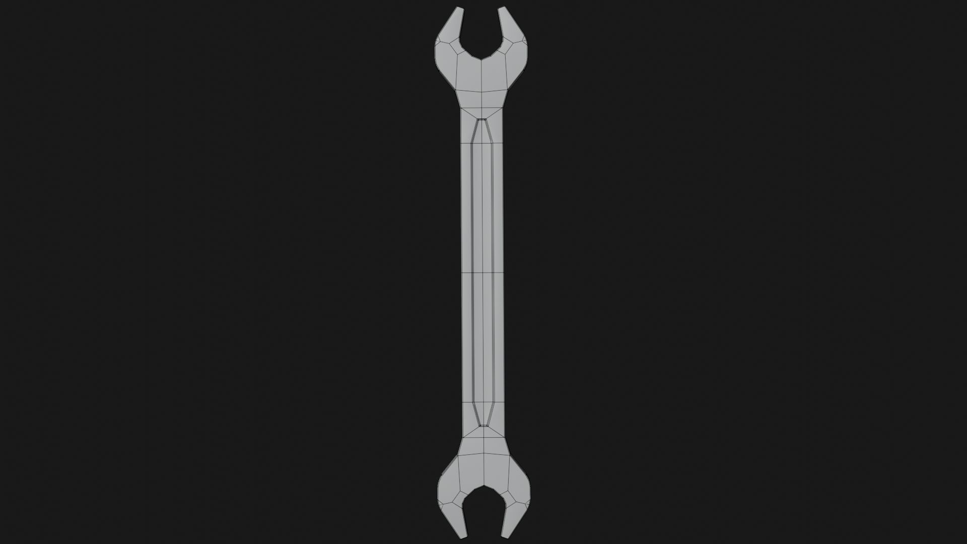 Low-Poly Wrench Collection by Nikdox Low-poly 3D model_16