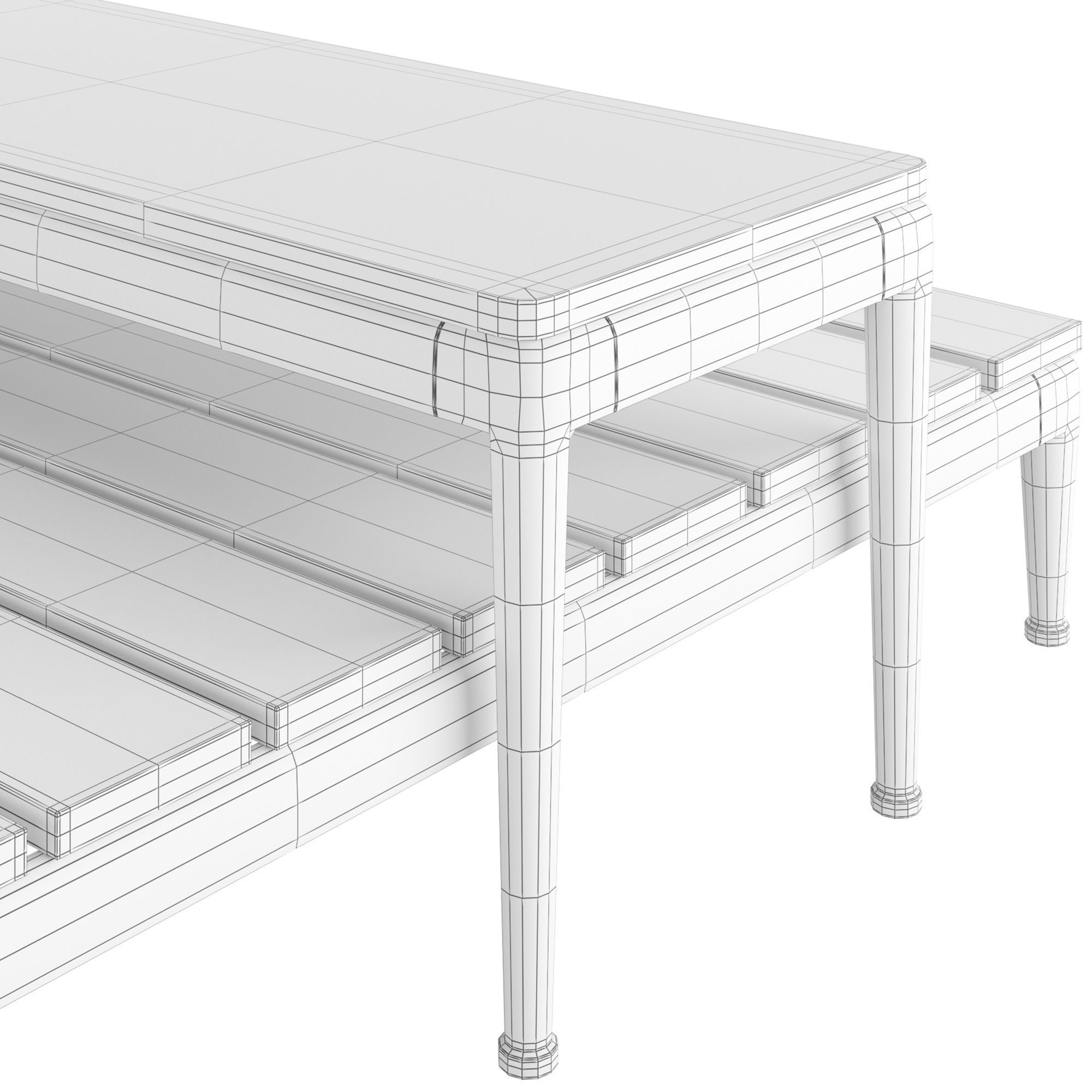 Pico outdoor table 3D model_5