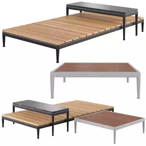 Pico outdoor table 3D model Pico outdoor table 3D model