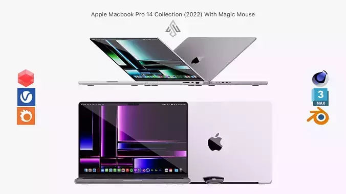 Apple MacBook Pro 14 Collection 2022 With Magic Mouse