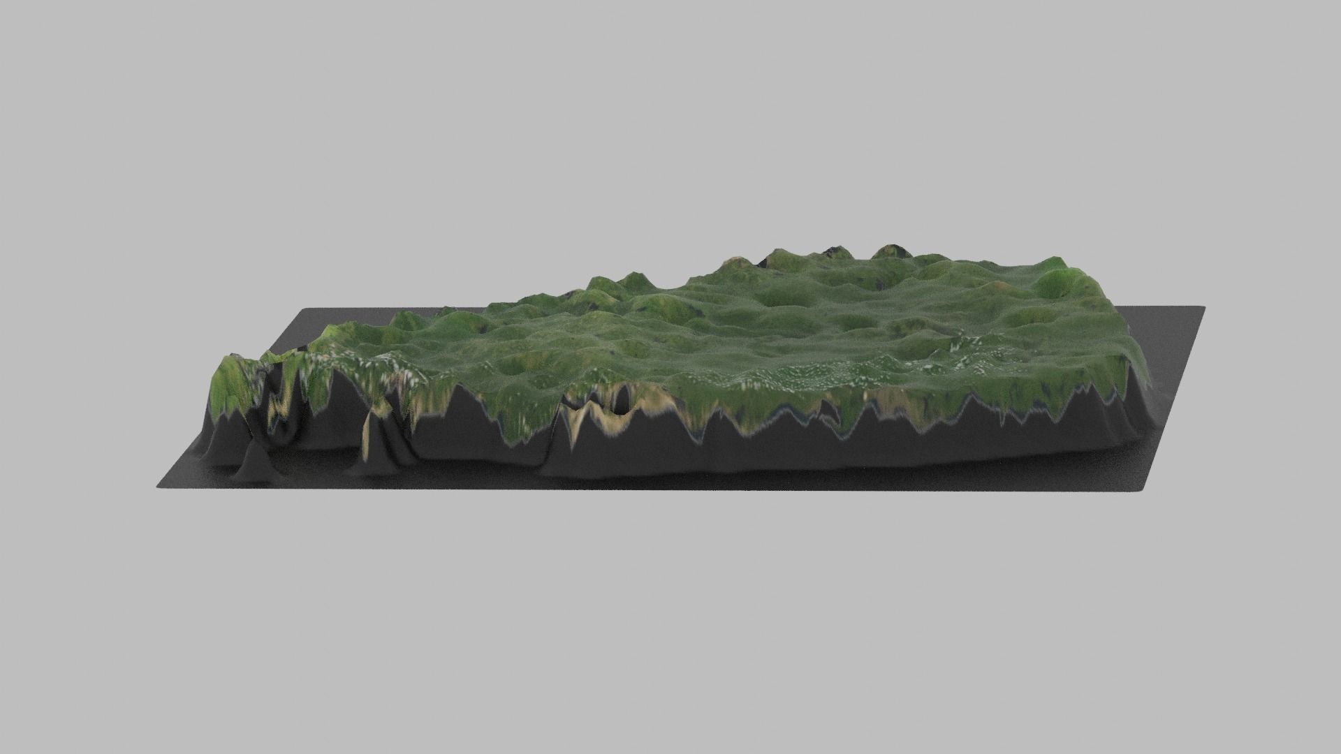 Sri Lanka Map Country Low-poly 3D model_2