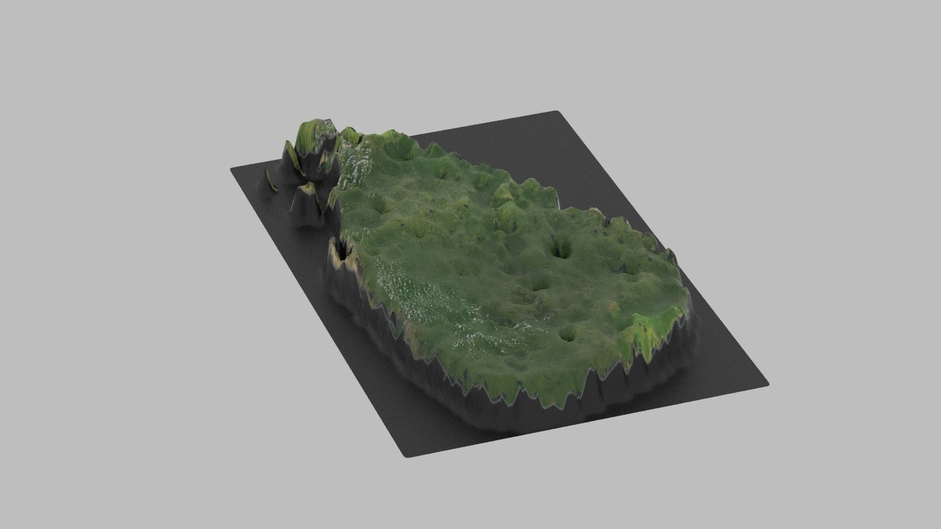 Sri Lanka Map Country Low-poly 3D model_4