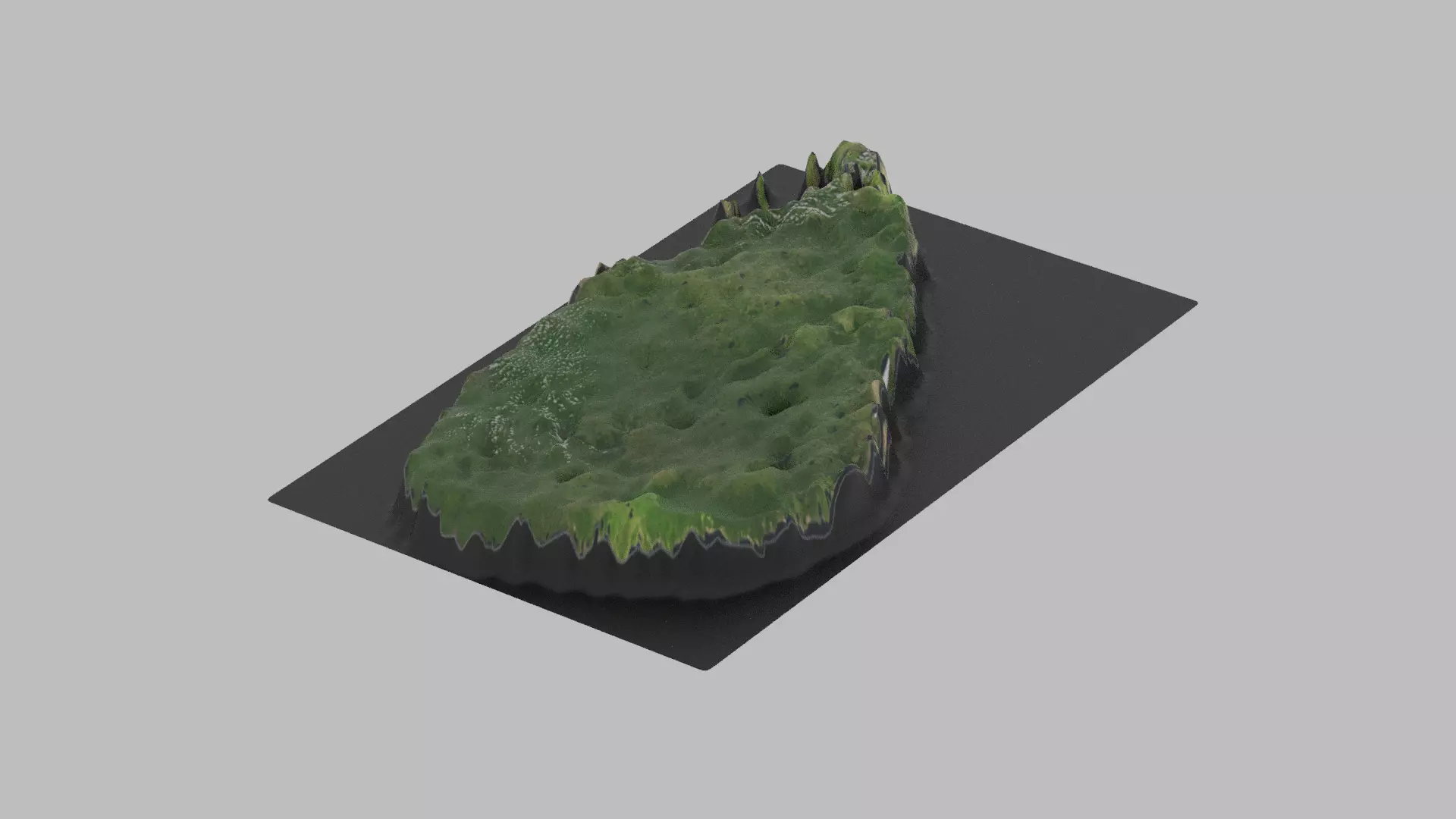 Sri Lanka Map Country Low-poly 3D model_0