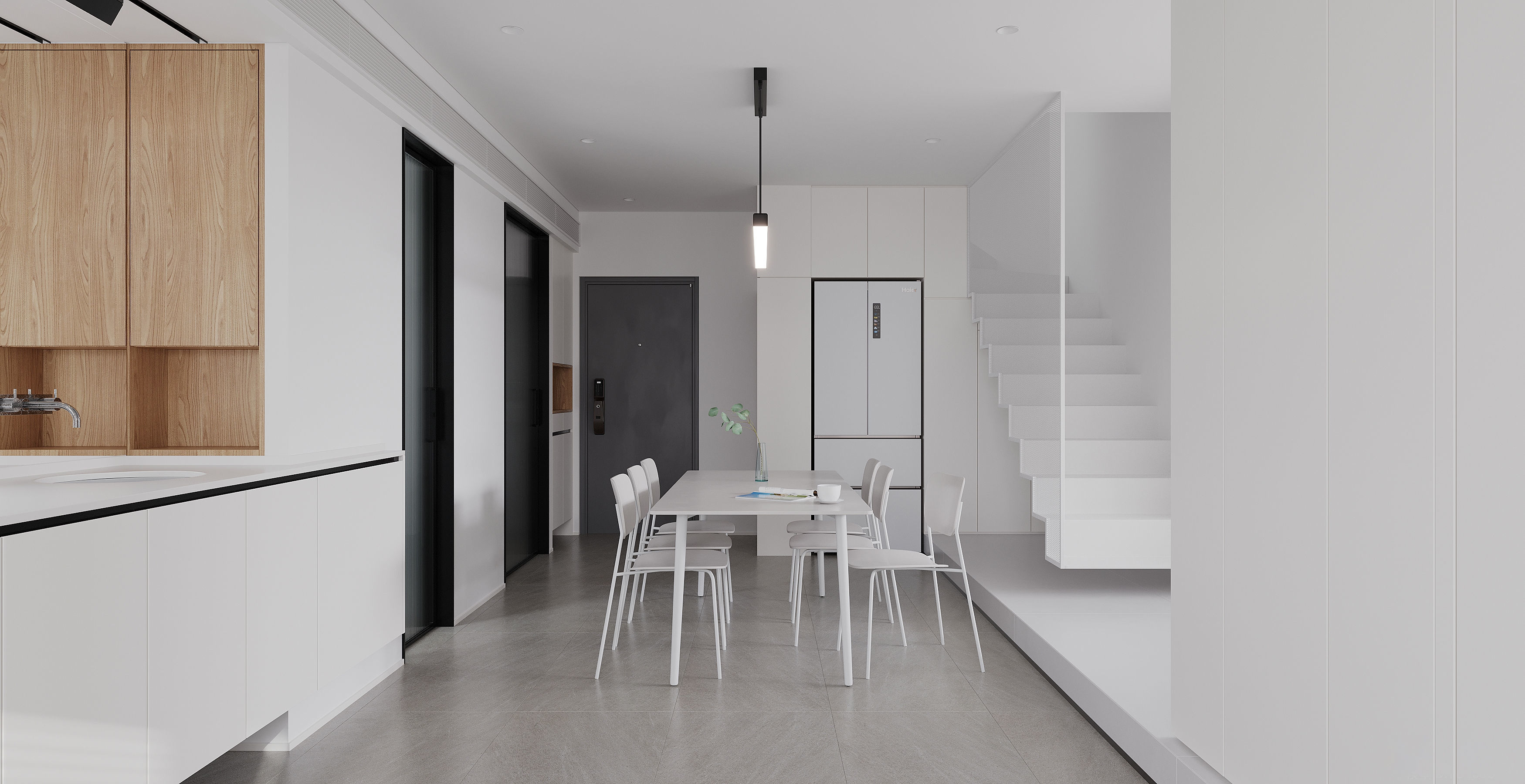 3D Model of Modern Minimalist Apartment Interior Design 3D model | CGTrader