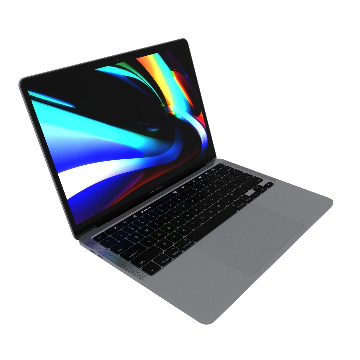 MacBook Pro 13in laptop 3D model_2