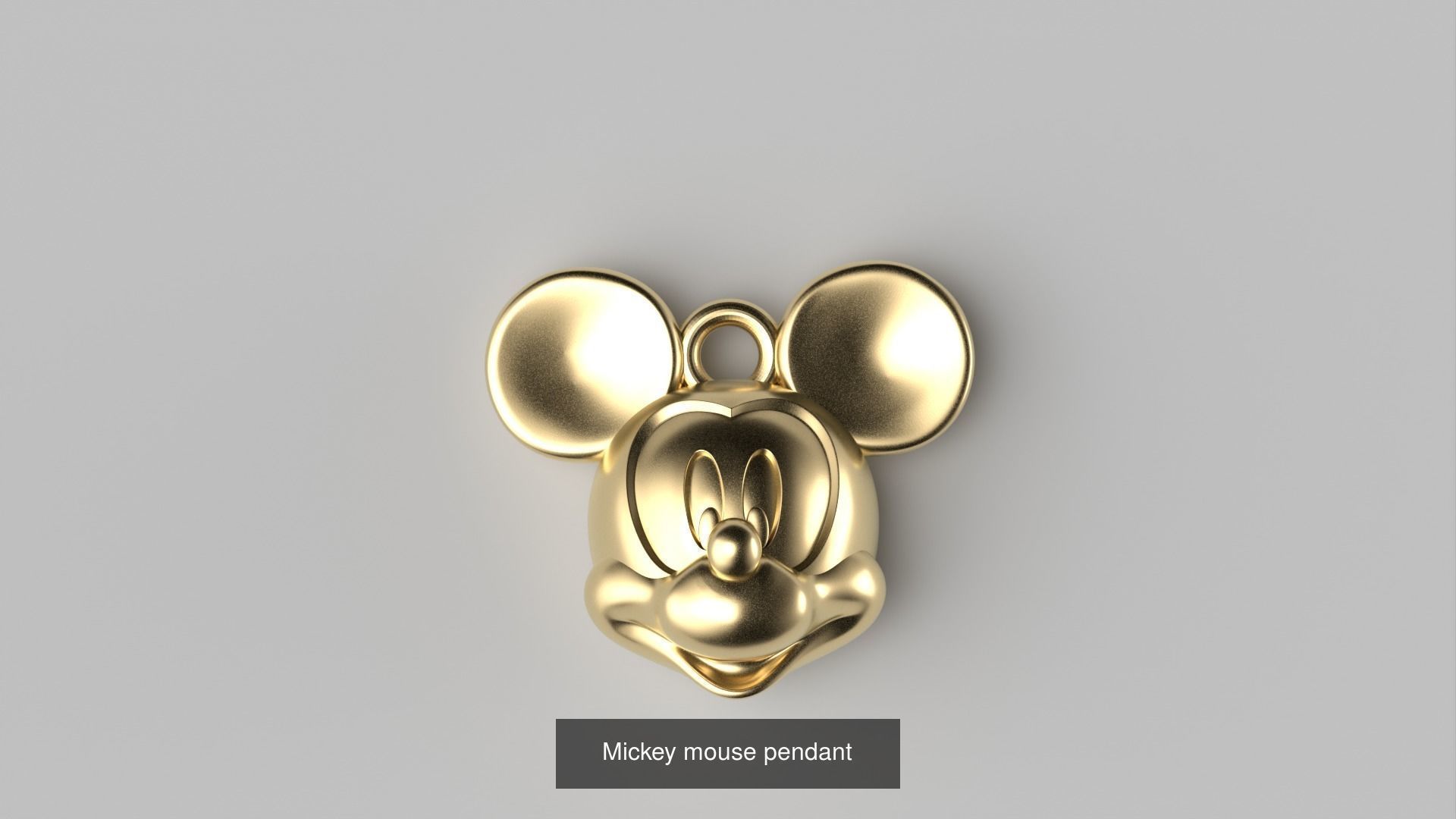 Minnie and mickey mouse pendants 3D Model Collection_2