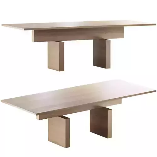 320 Resident Plane Dining Table by J McLellan 2 colors 4 size 3D model