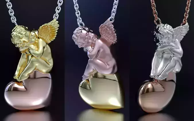Baby Angel Pendant
