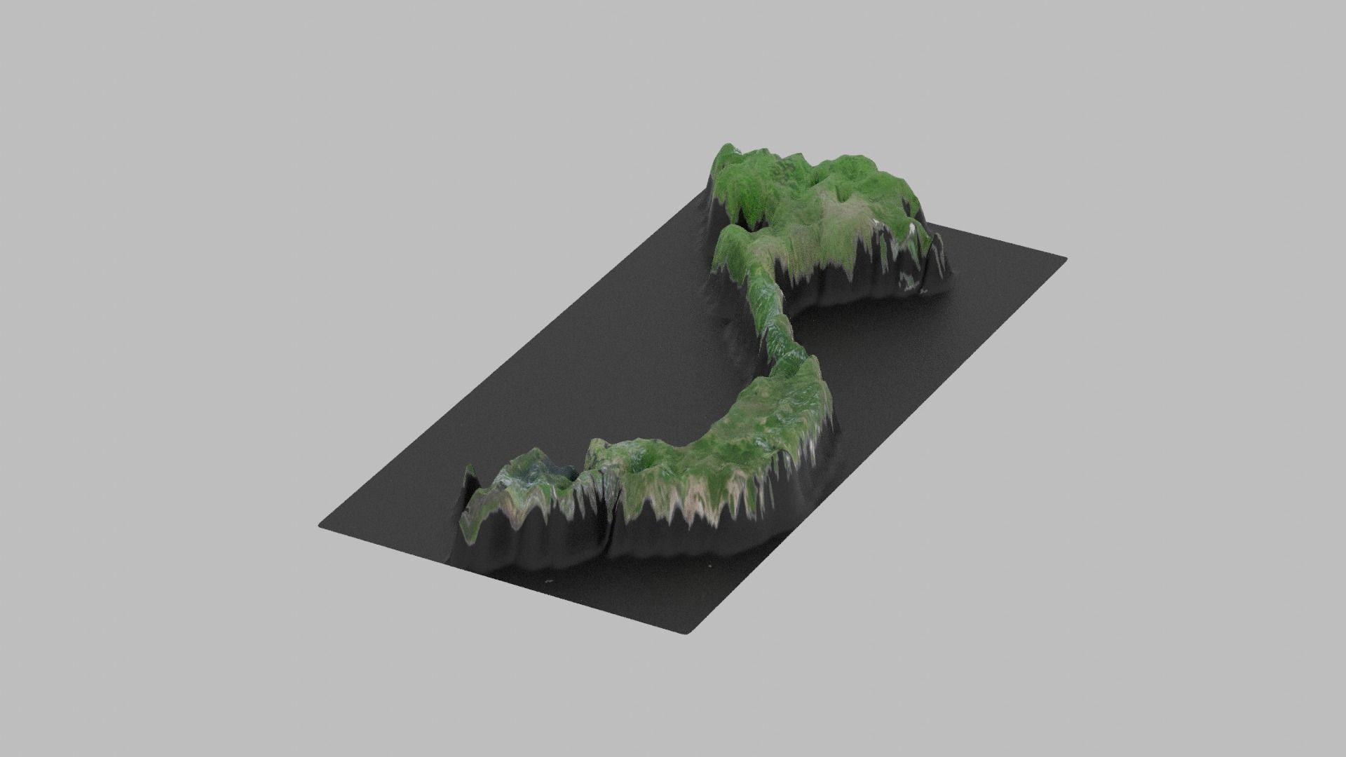 Vietnam Map Country Low-poly 3D model_5