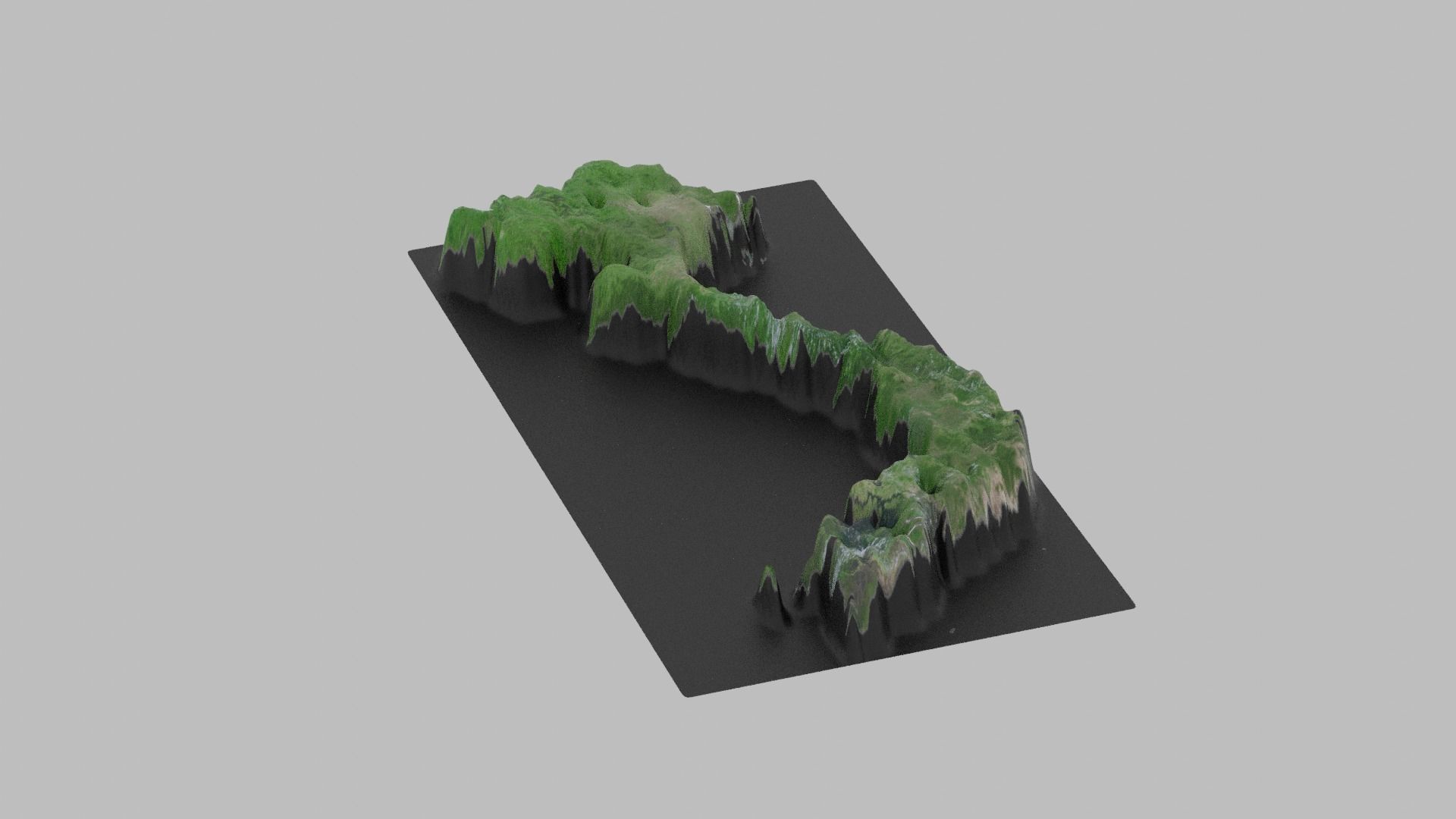 Vietnam Map Country Low-poly 3D model_4