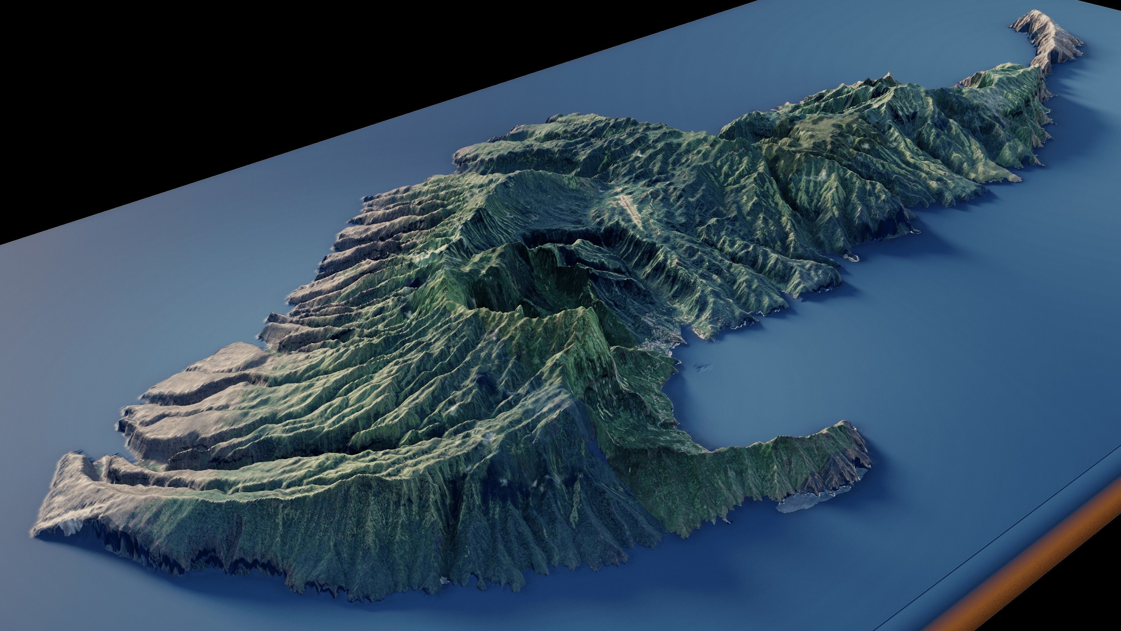 French Polynesia island of Hiva Oa 3d model 3D model_9