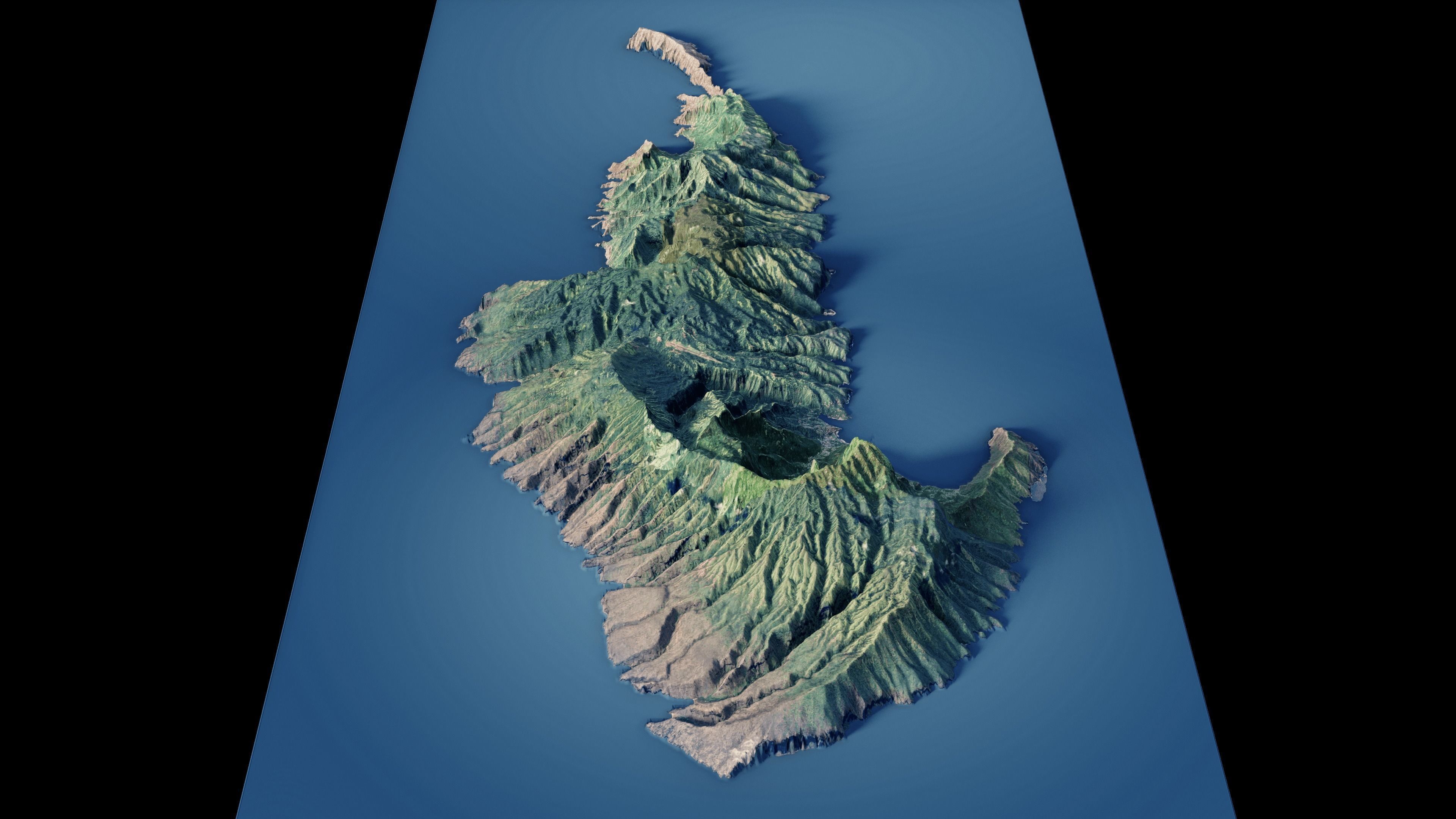 French Polynesia island of Hiva Oa 3d model 3D model_5