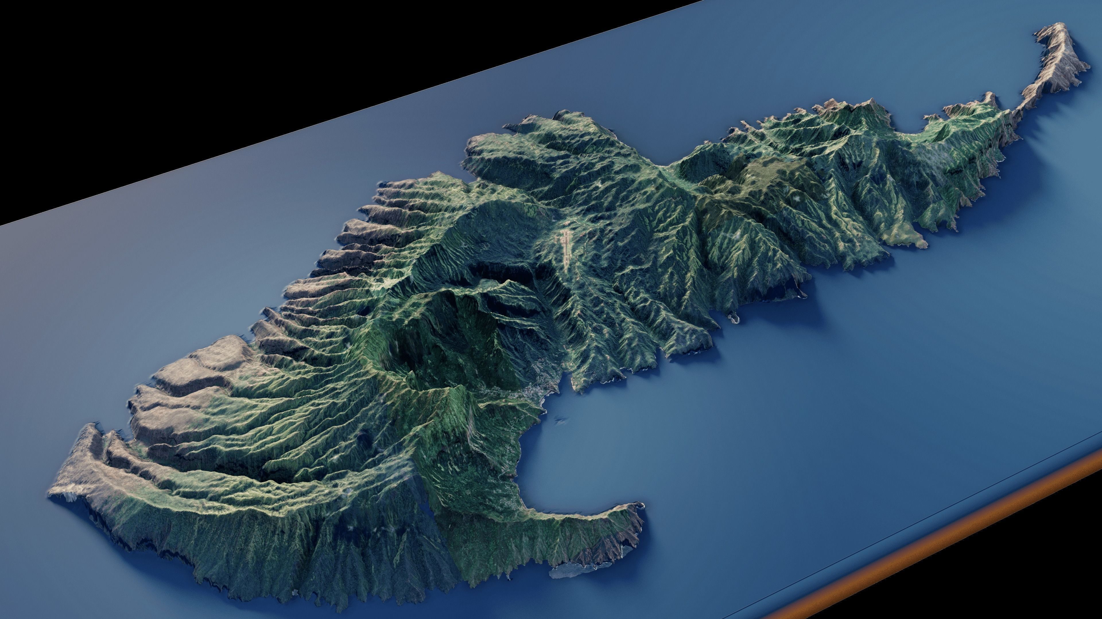 French Polynesia island of Hiva Oa 3d model 3D model_2