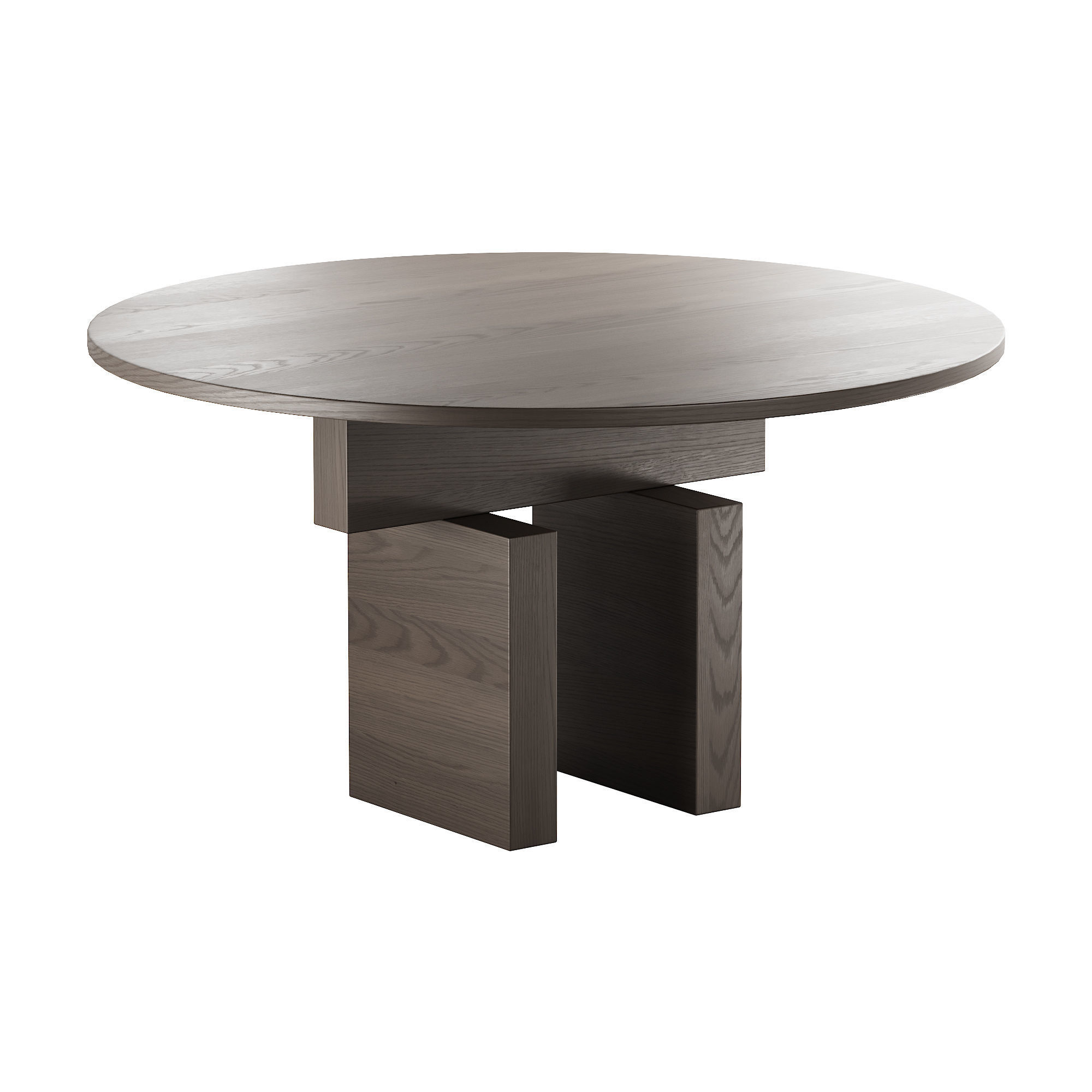 321 Resident Plane Dining Table Round by J McLe 2 colors 3 size 3D model_4
